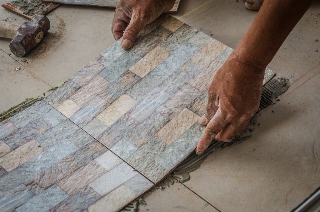 Tile flooring repair