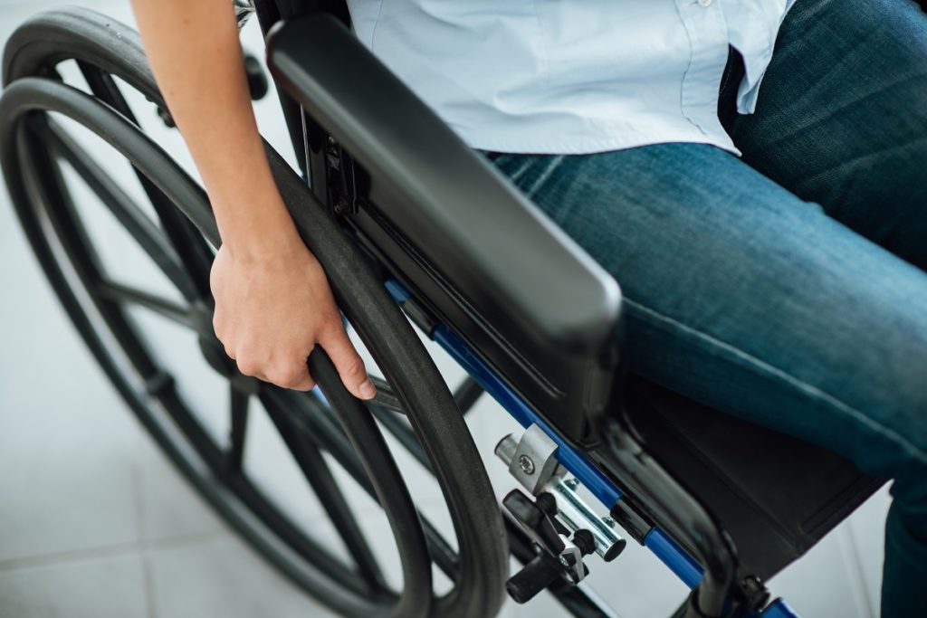 Using a wheelchair