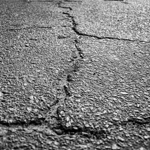 asphalt crack