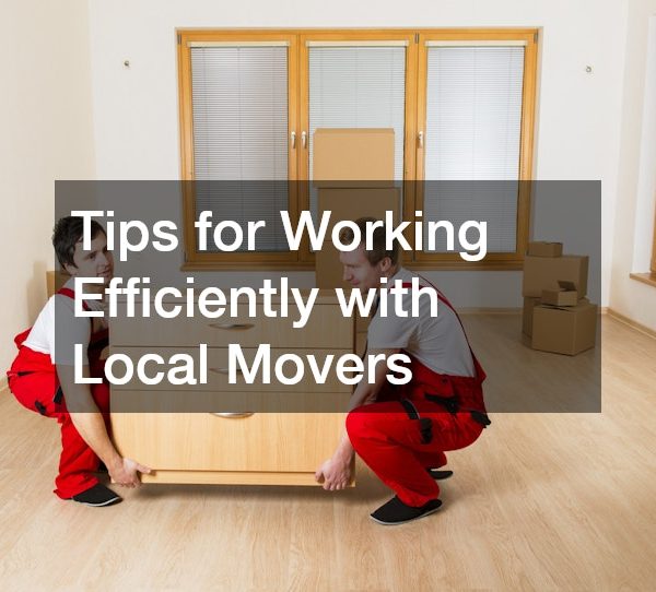 Tips for Working Efficiently with Local Movers